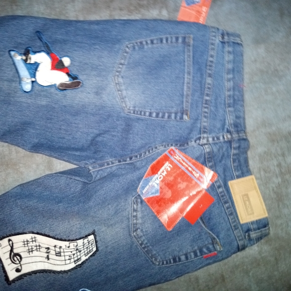 STUNNING AND STYLISH LE MORE JEANS (MADE IN KOREA) SIZE 11 - Picture 8 of 11